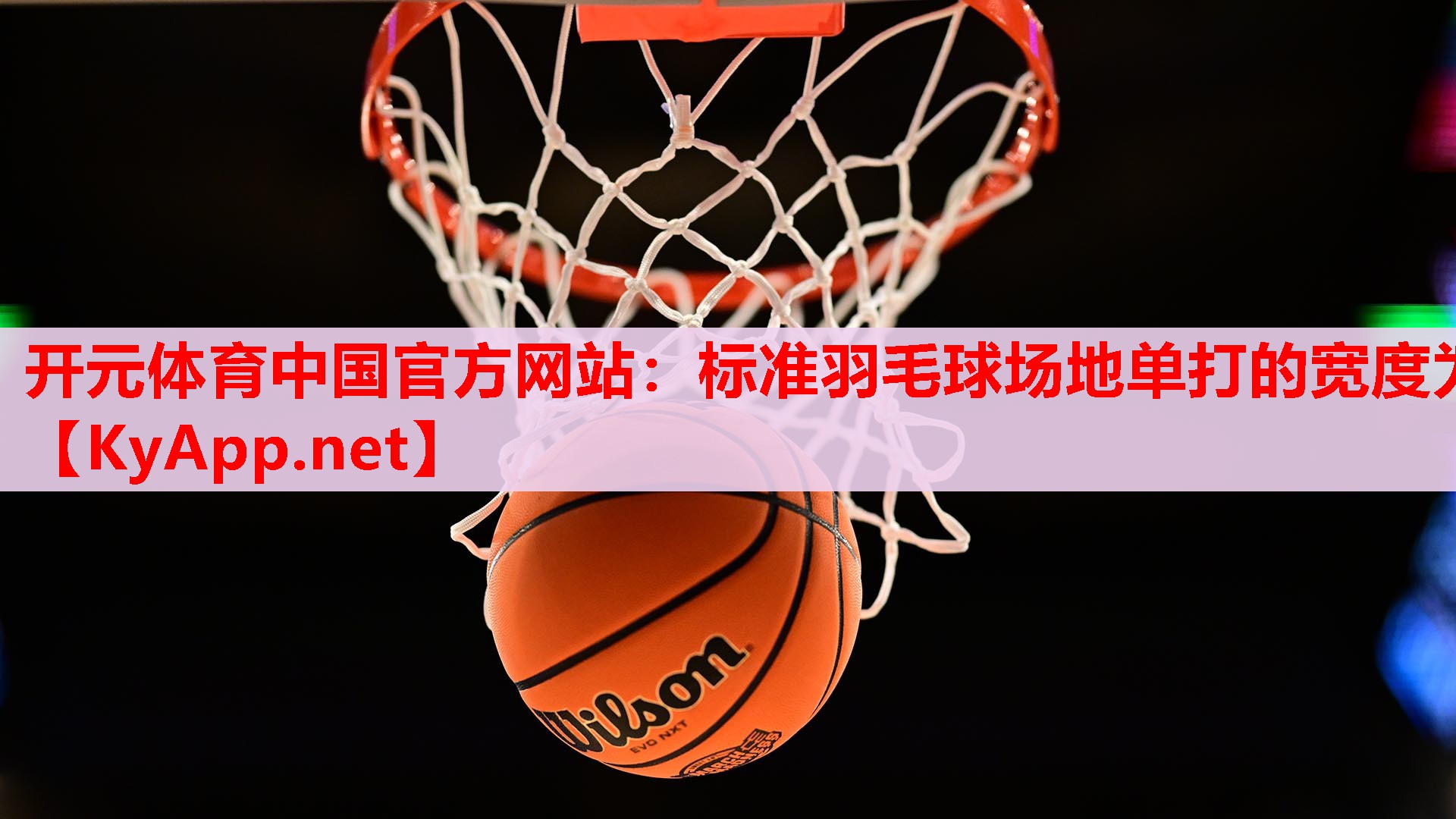 標準羽毛球場地單打的寬度為